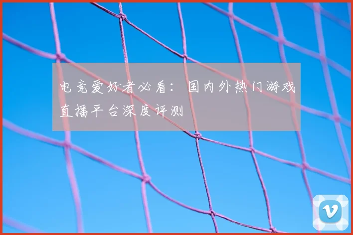 电竞爱好者必看：国内外热门游戏直播平台深度评测